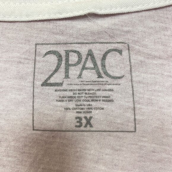 2Pac Only God Can Judge Me Neon Cross Rap Crop Top 3X - Picture 4 of 4